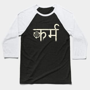 Karma Hindi Baseball T-Shirt